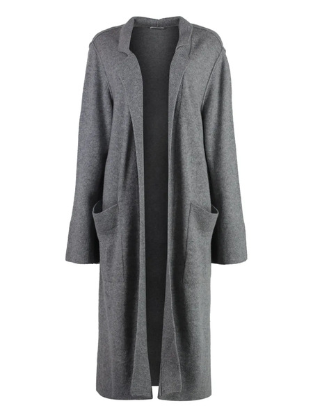  Malo Cashmere Cardi-coat - Grey 