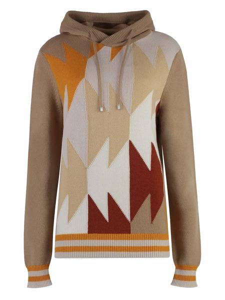  Malo Cashmere Hoodie - Neutrals 