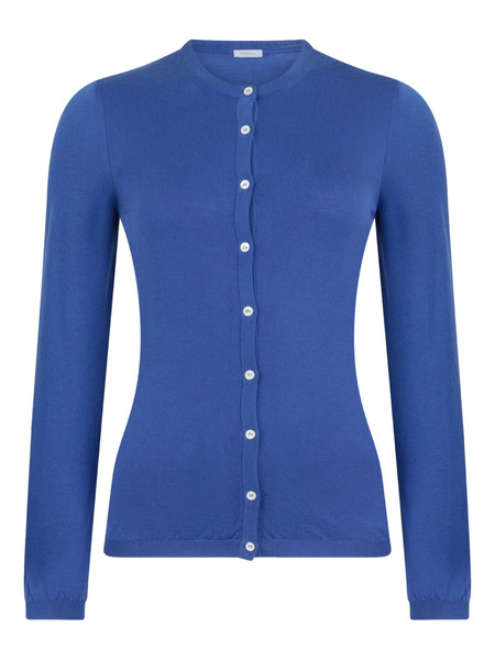  Malo Crew-neck Cardigan - Blue 