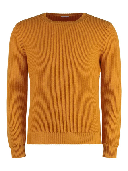  Malo Crew-neck Cashmere Sweater - Orange 