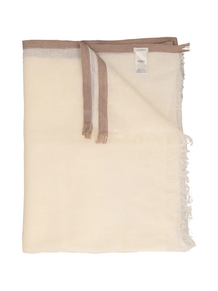  Malo Fringed-trim Scarf - Neutrals 