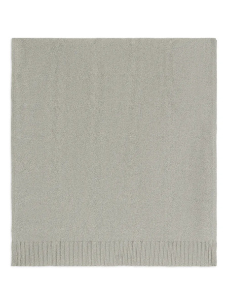  Malo Ribbed Scarf - Grey 