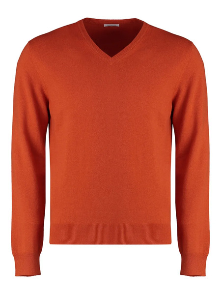  Malo Ribbed Sweater - Orange 