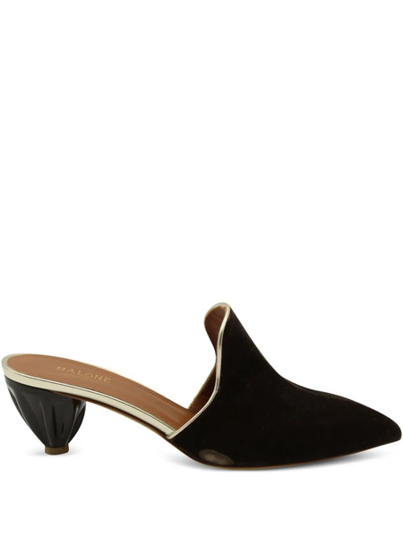  Malone Souliers Marianne Pointed-toe Heeled Mules - Brown 
