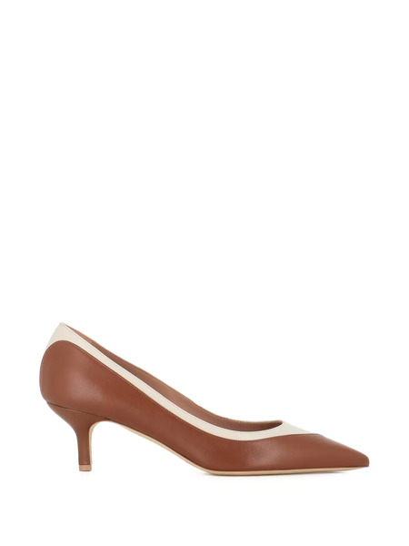  Malone Souliers Pointed Toe Two-tone Pumps - Brown 