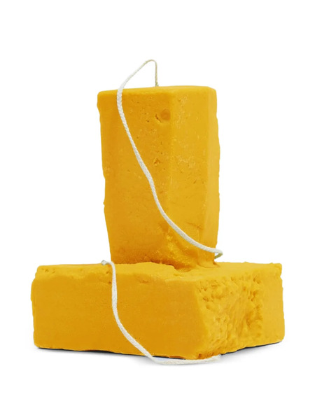  Malte Van Der Meyden Large Layered Candle - Yellow 
