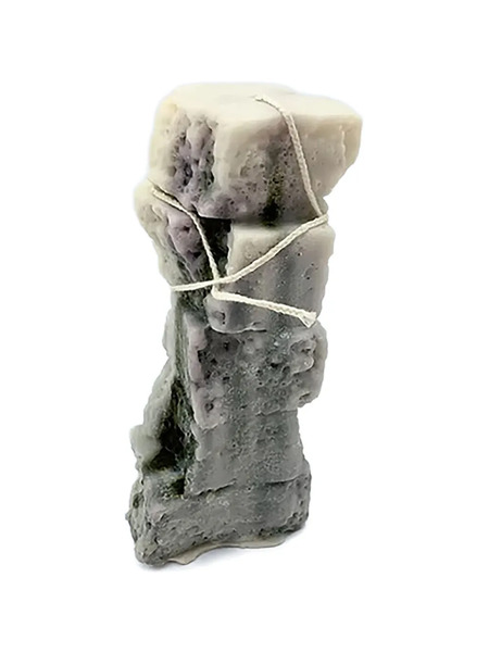  Malte Van Der Meyden Layered Stack Candle - Black 