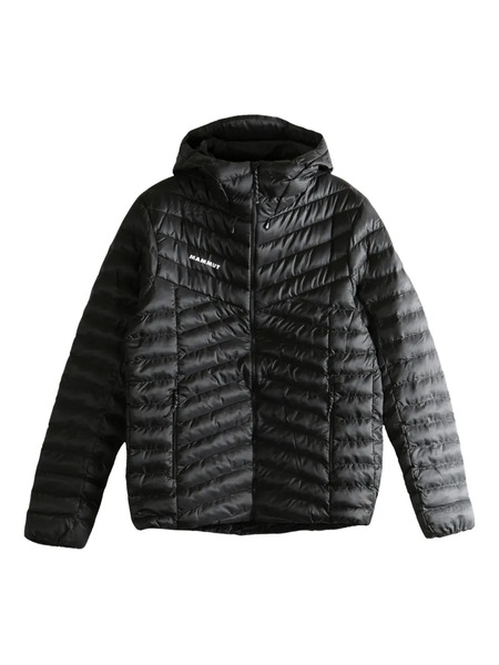  Mammut Hooded Quilted Jacket - Black 