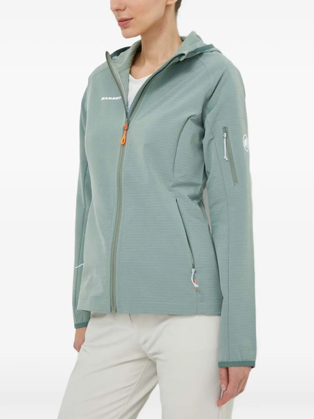  Mammut Hooded Zip Top - Green 