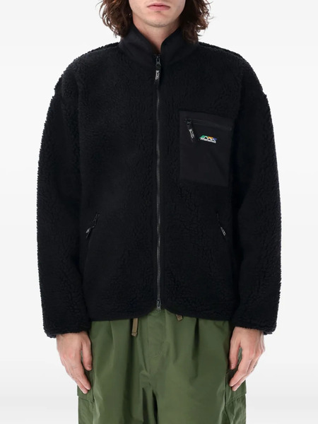  Manastash Fleece Zip-up Jacket - Black 