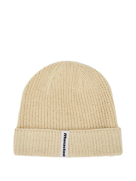  Manastash Ribbed Logo Beanie - Neutrals 