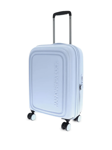  Mandarina Duck Logoduck Embossed Suitcases - Blue 