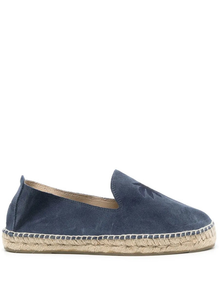  Manebi Palm Springs Suede Espadrilles - Blue 