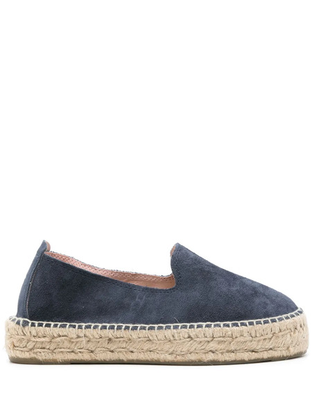  Manebi Slip-on Suede Espadrilles - Blue 