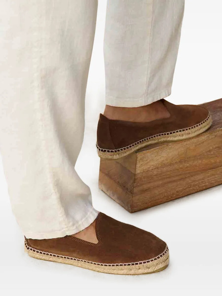  Manebi Suede Espadrilles - Brown 