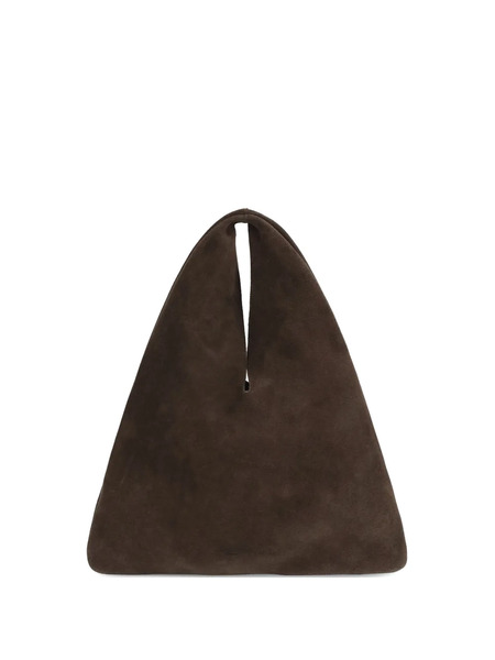  Manebi X Alex Rivière Studio Louis Suede Shoulder Bag - Brown 