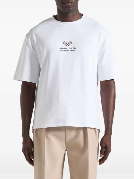  Manière De Voir Aaron Graphic T-shirt - White 