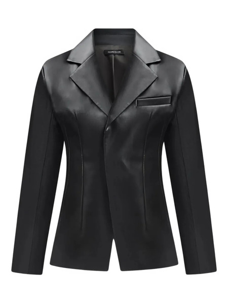  Manière De Voir Double-breasted Lapel Blazer - Black 