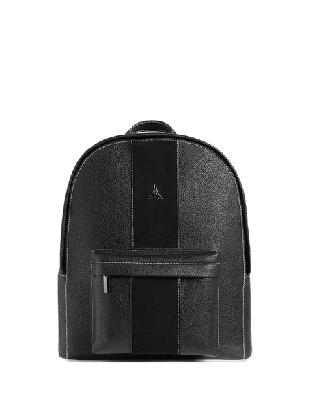  Manière De Voir Lyon Suede-panel Backpack - Black 
