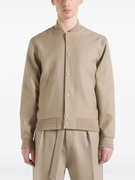  Manière De Voir Savin Tailored Bomber Jacket - Neutrals 