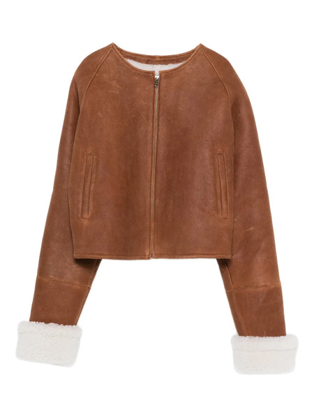  Manokhi Trim Jacket - Brown 