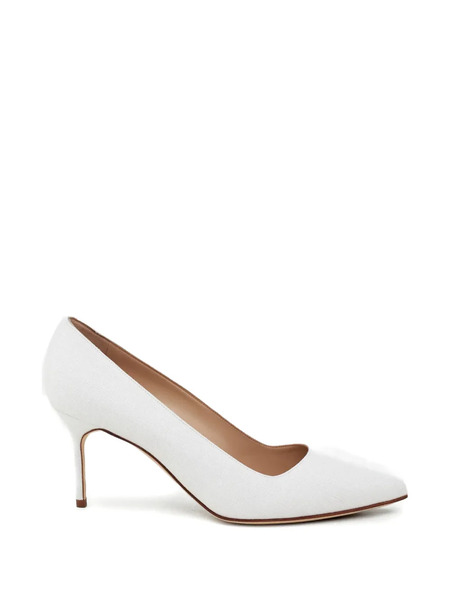  Manolo Blahnik Bpointed-toe Pumps - White 