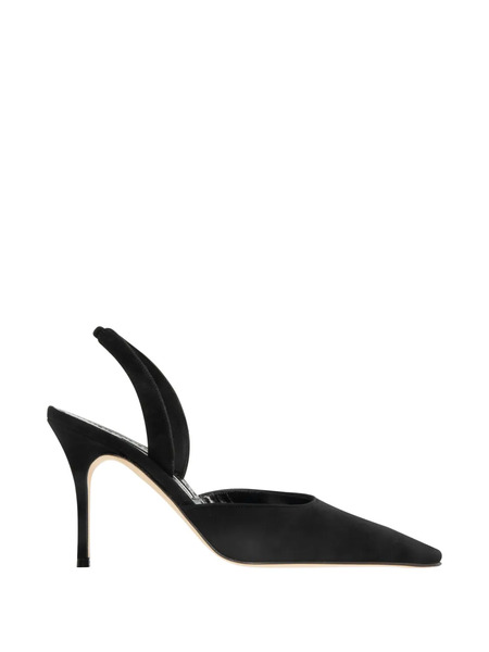  Manolo Blahnik Carolyne Slingback Pointed Pumps - Black 