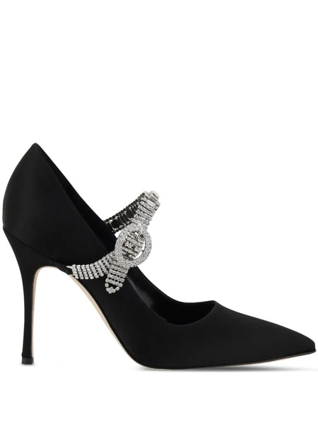  Manolo Blahnik Embellished Pumps - Black 