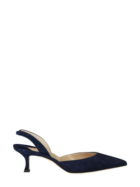  Manolo Blahnik 50mm Carolyne Pumps - Blue 