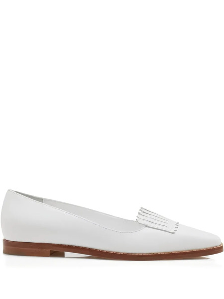  Manolo Blahnik Pausaniasflat Loafers - White 