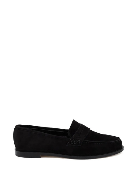  Manolo Blahnik Perrita Round-toe Loafers - Black 