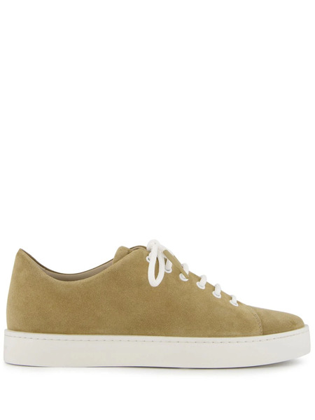  Manolo Blahnik Semanado Suede Sneakers - Neutrals 