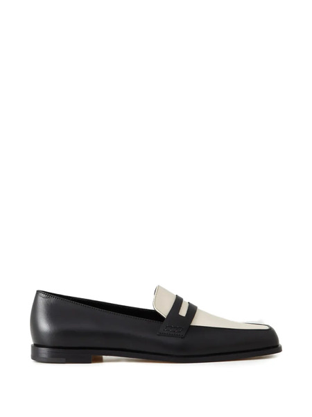  Manolo Blahnik Square-toe Loafers - Black 