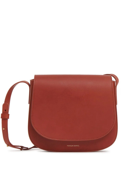  Mansur Gavriel Classic Leather Crossbody Bag - Red 