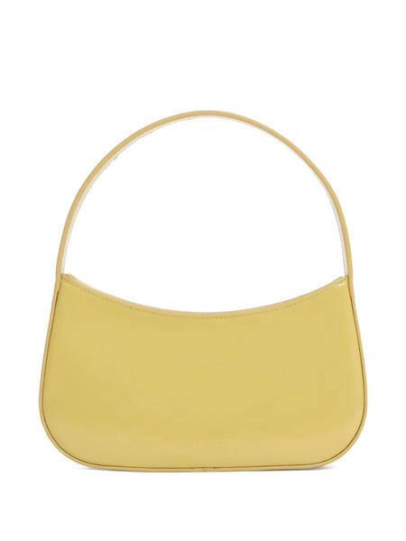 Mansur Gavriel Curved Leather Shoulder Bag - Yellow 
