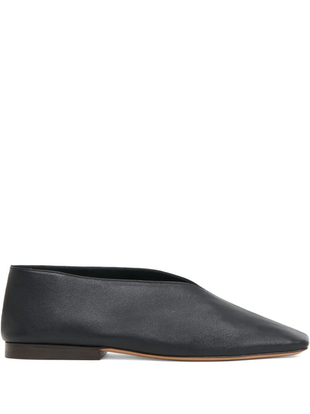  Mansur Gavriel Leather Ballet Flats - Black 
