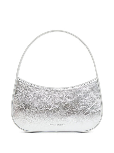  Mansur Gavriel Mini Bonbon Leather Handbag - Silver 