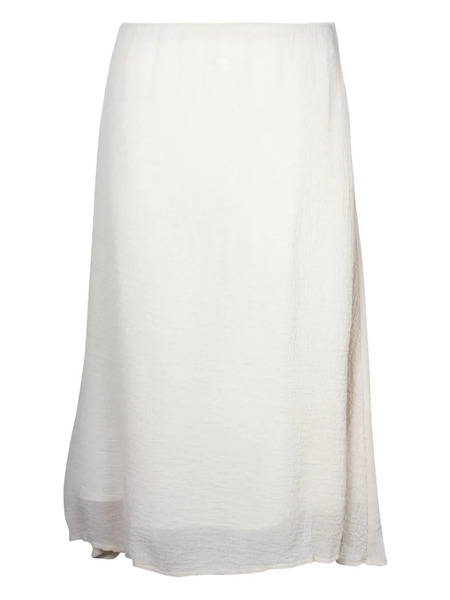  Mansur Gavriel Textured Midi Skirt - White 