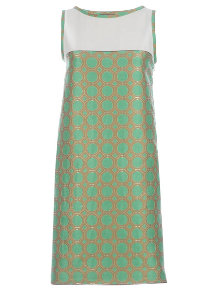  Mantu Patterned Shift Dress - Green 