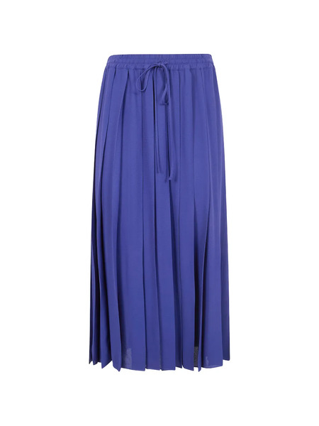  Mantu Pleated Drawstring Skirt - Purple 