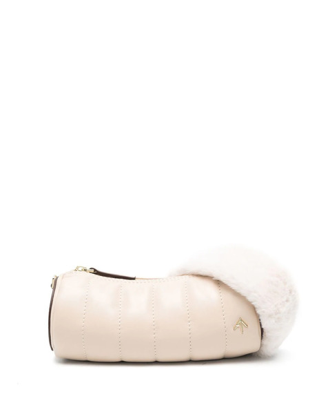  Manu Atelier Quilted Cylinder Shoulder Bag - Neutrals 