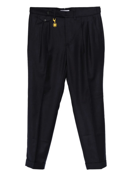  Manuel Ritz Double-pleat Trousers - Blue 