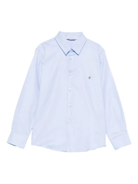  Manuel Ritz Embroidered Shirt - Blue 