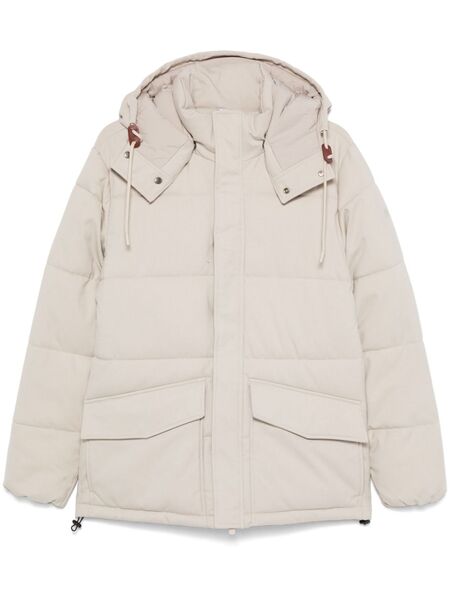  Manuel Ritz Hooded Down Jacket - Neutrals 