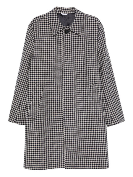  Manuel Ritz Houndstooth Coat - Grey 