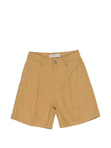  Manuel Ritz Kids Pleated Shorts - Neutrals 