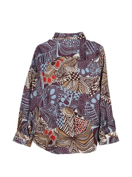  Manuel Ritz Kids Printed Shirt - Purple 