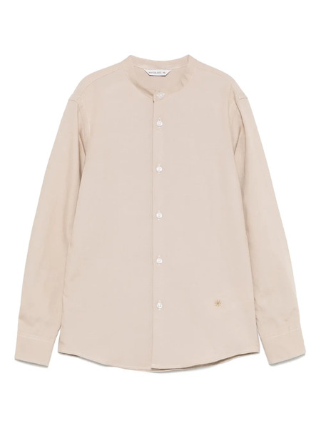  Manuel Ritz Logo-embroidered Shirt - Neutrals 