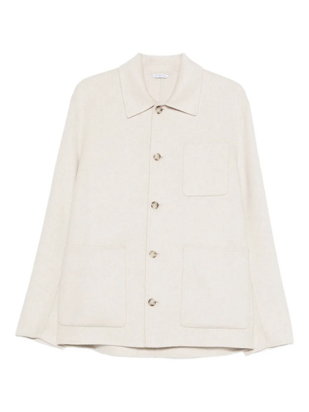  Manuel Ritz Long-sleeved Shirt Jacket - Neutrals 