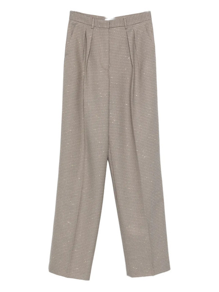  Manuel Ritz Pleat-detailing Trousers - Brown 